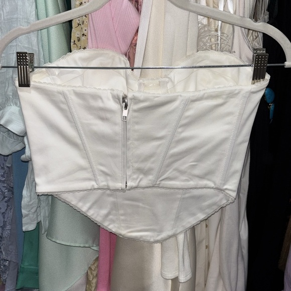 Camila Coelho Coconut Grove Top in Bright White size XXS - Picture 8 of 9